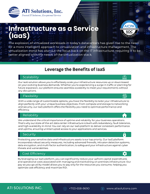 Get Our IaaS Data Sheet